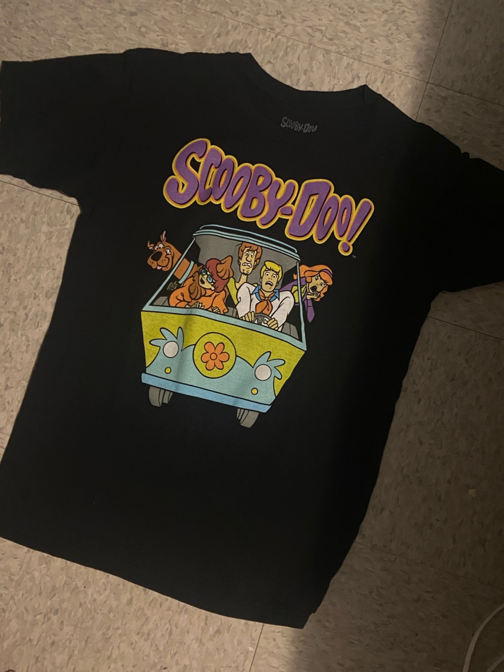 Black Scooby-Doo Graphic T-Shirt
